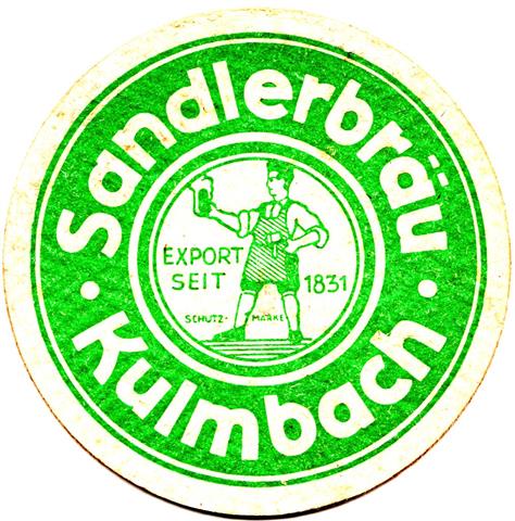 kulmbach ku-by sandler rund 8a (165-export seit 1831-gr�n)